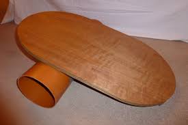 Homemade Balance Board Final Product Balance Board Wood Projects Surf Decor