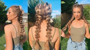 Doing bubble braid is easy. How To Do Bubble Braids Simple Easy Hair Tutorial Youtube
