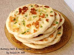 Buttery Herb Garlic Naan Fauzia S Kitchen Fun Recipes With Naan Bread Garlic Naan Naan Recipe