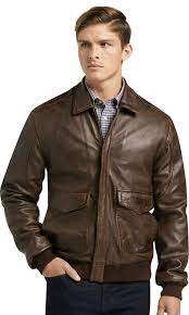 1905 Collection Tailored Fit Leather Bomber Jacket Big Tall All Big Tall Jos A Bank Leather Jacket Men Leather Jacket Men S Leather Jacket