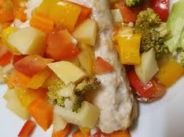 Filets De Colin Au Four Et Aux Legumes Recette Recettes De Cuisine Recette Filet De Colin Colin Au Four