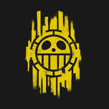 Trafalgar Law Jolly Roger One Piece T Shirt Teepublic Seni Anime Animasi Gambar Karakter