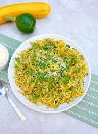 Summer Squash Zoodles With Fresh Herbs And Lemon Zest Recipe Yellow Squash And Zucchini Healthy Side Dishes Vegetable Dishes