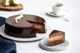 Entremets Poire Chocolat Empreinte Sucree