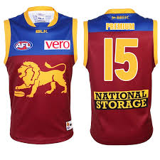Official afl & nrl clothing, afl guernseys, afl & nrl merchandise across all teams. Personalised Brisbane Lions Jersey Your Jersey