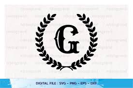 Download Monogram Alphabet G Vintage Svg Graphic By Nhongrand Creative Fabrica