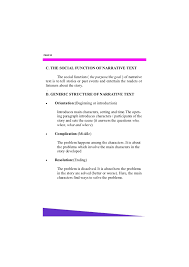 Here is an explanation about narrative text. Narrative Module