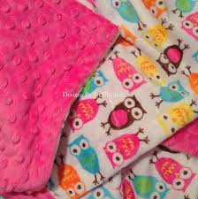 If any product meet your demand,please feel free to contact us. Toddler Hot Pink Minky Owl Blanket Minky Dot Back Toddler Size 40 X 50