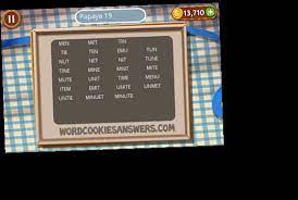 Word Cookies Cheat Papaya 19
