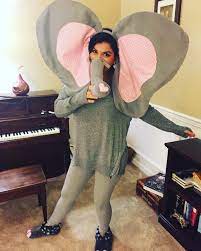 Diy Elephant Costume Diy Elephant Costume Elephantcostume Halloween Homemadecostume Halloweencostume Elephant Costumes Diy Costumes Kids Dumbo Costume