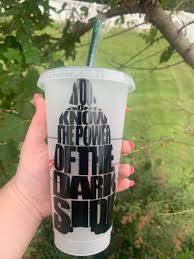 We rarely see a starbucks tumbler that we're not so fond of, because come on, they're all adorable, but every once in a while a starbucks cup comes along that stops us in our tracks because we love it so much. Darth Vader Starbucks Cold Cup Star Wars Starbucks Cup Etsy Starbucks Cups Cold Cup Starbucks