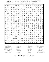 Maybe you would like to learn more about one of these? Feathered Friends Printable Word Search Puzzle Word Puzzles Word Search Puzzles Printables Word Search Puzzle