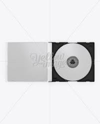 Download Opened Jewel Slim Case W Disc Mockup Top View In Packaging Mockups On Yellow Images Object Mockups Slim Case Mockup Free Psd Psd Template Free PSD Mockup Templates