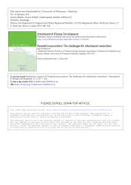 Children of incarcerated parents, lexington books, new york, 1995. Pdf Parental Incarceration The Challenges For Attachment Researchers