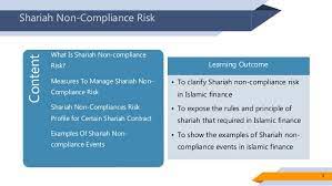 Unique risks for islamic banks. Shariah Non Compliance Risk