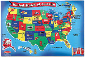 Check spelling or type a new query. Amazon Com Melissa Doug Turn And Tell Clock U S A 51pc Floor Puzzle Toys Games