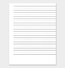 This printable lined paper is available with various line widths, two page orientations, and four paper sizes. Lined Paper Template 38 Free Lined Papers In Word Pdf
