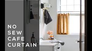The length of the curtain includes the rod pocket, but not the heading. No Sew Cafe Curtain Francois Et Moi