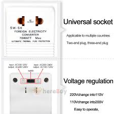 So yes, it's all the same. 70w Spannungswandler Adapter Ac 110v 120v Zu 220v 240v Up Down Volt Trafo Ebay