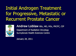 Most prostate cancers are first found as a result of screening. Ppt Initial Androgen Treatment For Progressive Metastatic Or Recurrent Prostate Cancer Powerpoint Presentation Id 4537155
