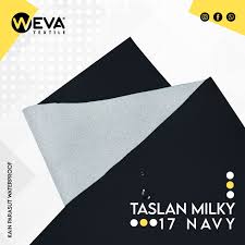 Hitamedia sudah terpercaya dalam pembuatan masker kain 3 lapis. Kain Taslan Milky Bahan Kain Jaket Parasut Weva Textile Lazada Indonesia