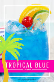 Cocktails with blue curacao malibu cocktails malibu coconut coconut rum paradise cocktail rainbow cocktail orange juice and vodka long drink orange twist. Tropical Blue Cocktail Blue Rumba