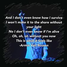 Armin Van Buuren This Is What It Feels Like Armin Van Buuren Armin Trance Quote
