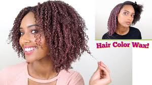 Best overall temporary hair color: I Tried Hair Wax Color On My Black Natural Hair Temporary Hair Color Gold Pink And Purple Youtube
