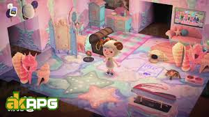 New horizons update comes a variety of new features and characters. Acnh Lovely Mermaid Bed Living Room Design Best Animal Crossing New Horizons Room Design Ideas