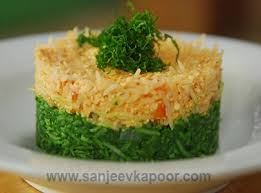 Baked Palak Paneer Rice Recipes Vegetarian Recipes