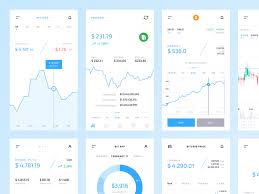 Crypto App Graphs Charts Uplabs