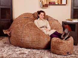 Fox Phur Supersac Bean Bag Chair Oversized Bean Bag Chairs Alternative Furniture