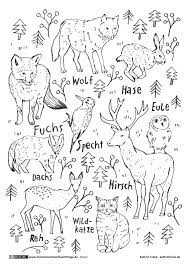Ausmalbilder waldtiere 05 einhorn zum ausmalen ausmalbilder. Waldtiere Malvorlagen