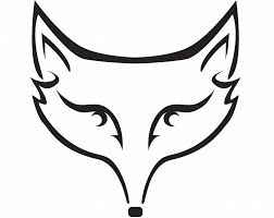 Black And White Silhouette Black And White Fox Clipart Fox Marble Care Clipart Black And White Fox Head Image