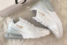 Swarovski Bling Nike Air Max 270 Shoes In Rose Gold Swarovski Etsy In 2020 Fresh Shoes Cute Shoes Hype Shoes