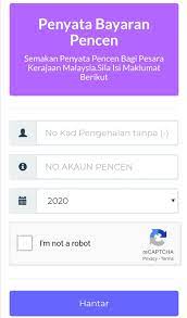 Sila masukkan nombor pendaftaran syarikat anda Semakan Penyata Pencen Online Pesara Kerajaan Spa