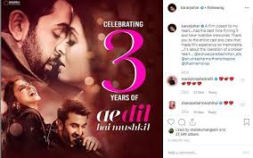 What it does offer is brilliance in the name of ranbir and anushka. Ae Dil Hai Mushkil Closest To My Heart Says Karan Johar As Movie Clocks 3 Years