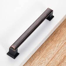 Get free shipping on qualified oil rubbed bronze cabinet hardware or buy online pick up in store today in the hardware department. Buy Ycsj 10 Pack Oil Rubbed Bronze Square Cabinet Pulls 5 Inch Hold Centers Bronze Pulls 5 8 Inch Length Cabinet Hardware Handles Oil Rubbed Bronze Online In Indonesia B08lkchdxd