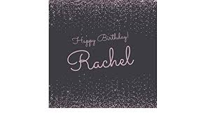 Happy Birthday Rachel Cute Sparkly Pink Personalized Name Birthday Guest Book For Girls Personalized Precious 9781697082265 Amazon Com Books Great collection of happy birthday gifs for her. cute sparkly pink personalized