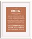 Daniela | Name Art Print – Name Stories