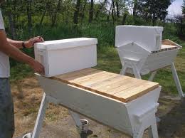 How to harvest brood from a standard hive to be used in a top bar beehive. Thy Hand Hath Provided Transferring Langstroth Nucs To Top Bar Hives Top Bar Hive Bee Keeping Top Bar Bee Hive