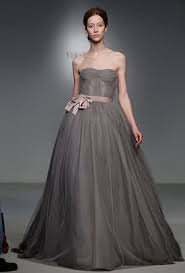 Vera Wang Wedding Gown In Grey Wedding Dresses Vera Wang Grey Wedding Dress Gorgeous Dresses