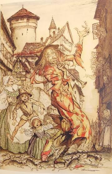 The Pied Piper of Hamelin | Medieval Legend, Robert Browning, Arthur  Rackham, Poem form | First Edition
