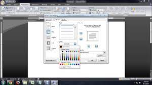 I'm doing a design and need to divide a word page to. Where Is The Accent In Microsoft Word Page Borders Tech Niche Youtube