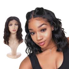 8 Inch Cheap 100 Brazilian Virgin Human Hair Body Wave Natural Weave Short Lace Frontal Bobwig With Pre Plucked Baby Hair Buy Bob Human Hair Human Hair Front Wig Brazilian Human Hair