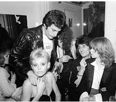 Ronnie & sally wood are delighted to announce the birth of their twins gracie the couple first met while she was working at the theatre royal in drury lane, where wood was. Music History On Twitter Freddie Mercury Britt Ekland Ronnie Wood And Jo Wood On New Year S Eve 1979 By Richard Young