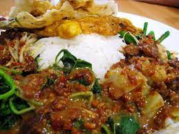 Nasi Pecel Masakan Indonesia Makanan Masakan