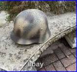 Military Reenactment Gear BESSTUUP WWII German Helmet Cover - Fits M35 M40  M42 Helmets Camo For Sale