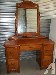 Or do something completely different; Antique Estate 1960 S Maple Vanity Dresser With Mirror Very Good Cond Dresser With Mirror Vanity Antique Vanity