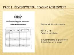 Administering The Dra 2 Diagnostic Reading Assessment